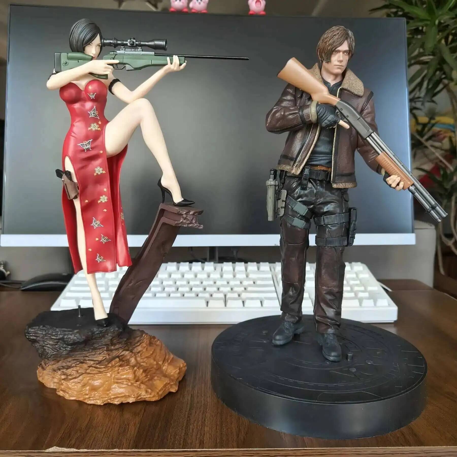 33cm Evil Leon S. Resident Kennedy GK PVC Action Figure Biohazard Game Leon Anime Figure Statue Model Toys Collection Doll Gift