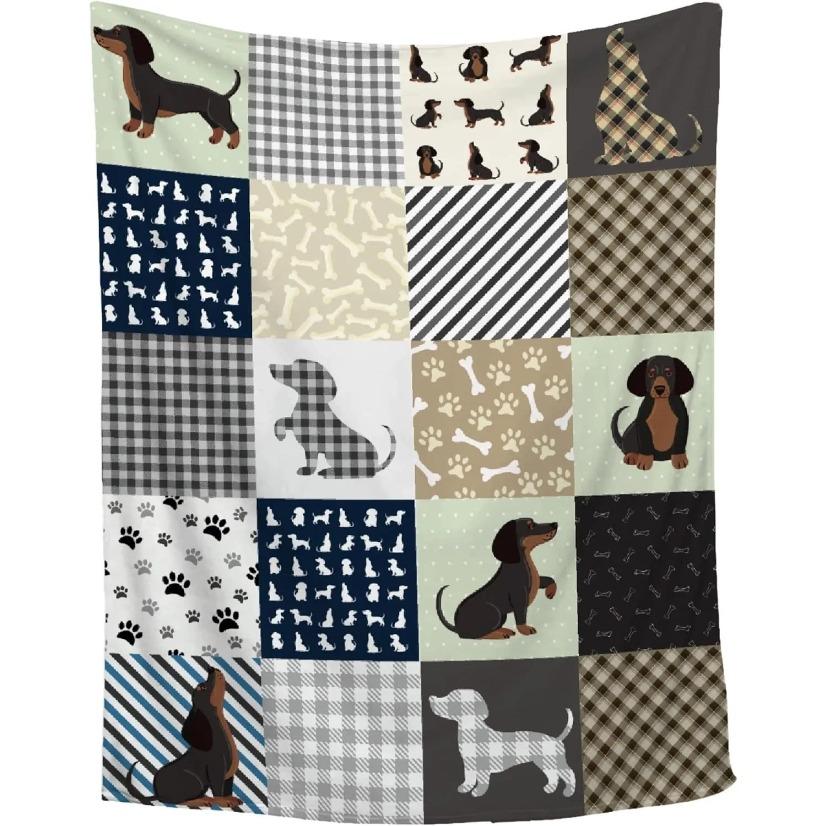 Dachshund Dog Pet Themed Blanket Ultra Soft Flannel Cozy Warm Bedroom Couch Sofa Throw Decor Decorative Throw Perfect Birthday Gift Christmas Gift for Kids Adults Viral Trending Cute Wiener Aesthetic Style Dachshund Dog Pet Themed Blanket Ultra Soft Flannel Cozy Warm Bedroom Couch Sofa Throw Decor Decorative Throw Perfect Birthday Gift Christmas Gift for Kids Adults Viral Trending Cute Wiener Aesthetic Style