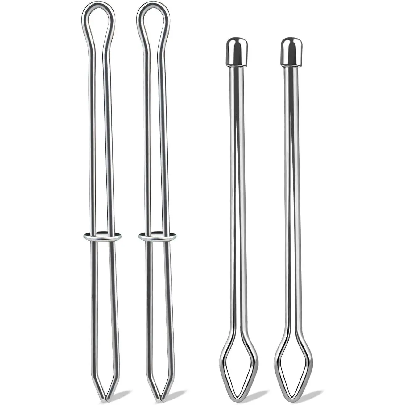 Drawstring Threader Tool, Metal Bodkin Sewing Tool for Elastic Drawstrings