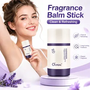 O'cheal Solid Perfume, Long-Lasting Fresh Scent, Natural Fragrance, Portable Unisex Body Mist, Elegant Layered Aroma, 24-Month Shelf Life