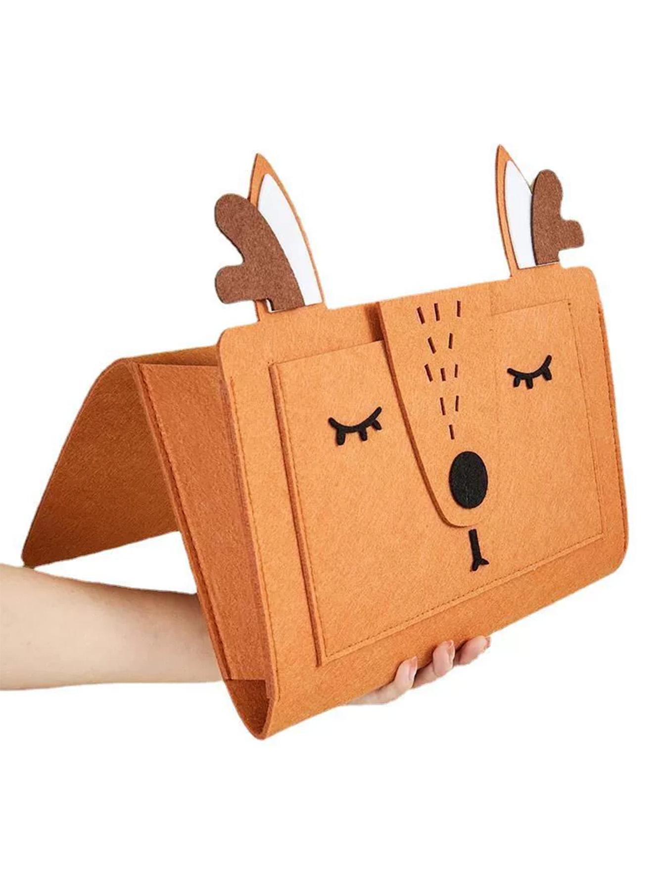 Felt Bedside Storage Organizer Dormitory Bedside Storage Hanging Mobile Phone Storage Bag Magazine Rack Pocket Hanging Storage