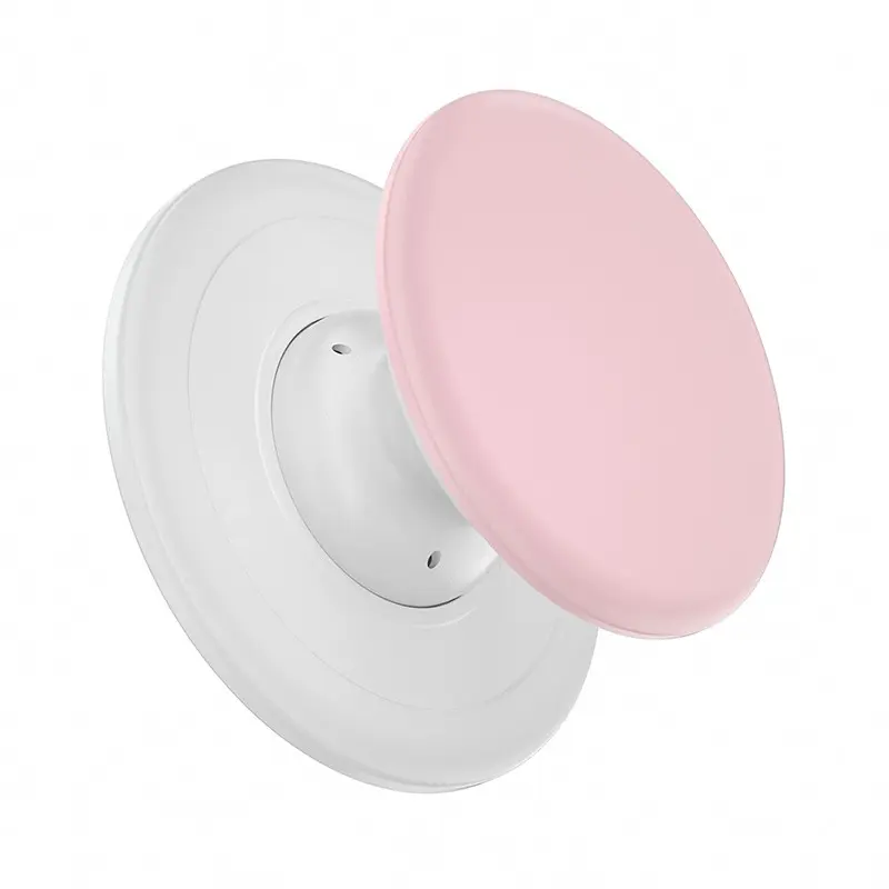 Strong Magnetic Phone Grip, Telescopic Lazy Phone Bracket with Magnetic, Hands-Free Phone Mount, Removable Round Silicone Part, for iPhone 17 16 15 14 13 12 Series