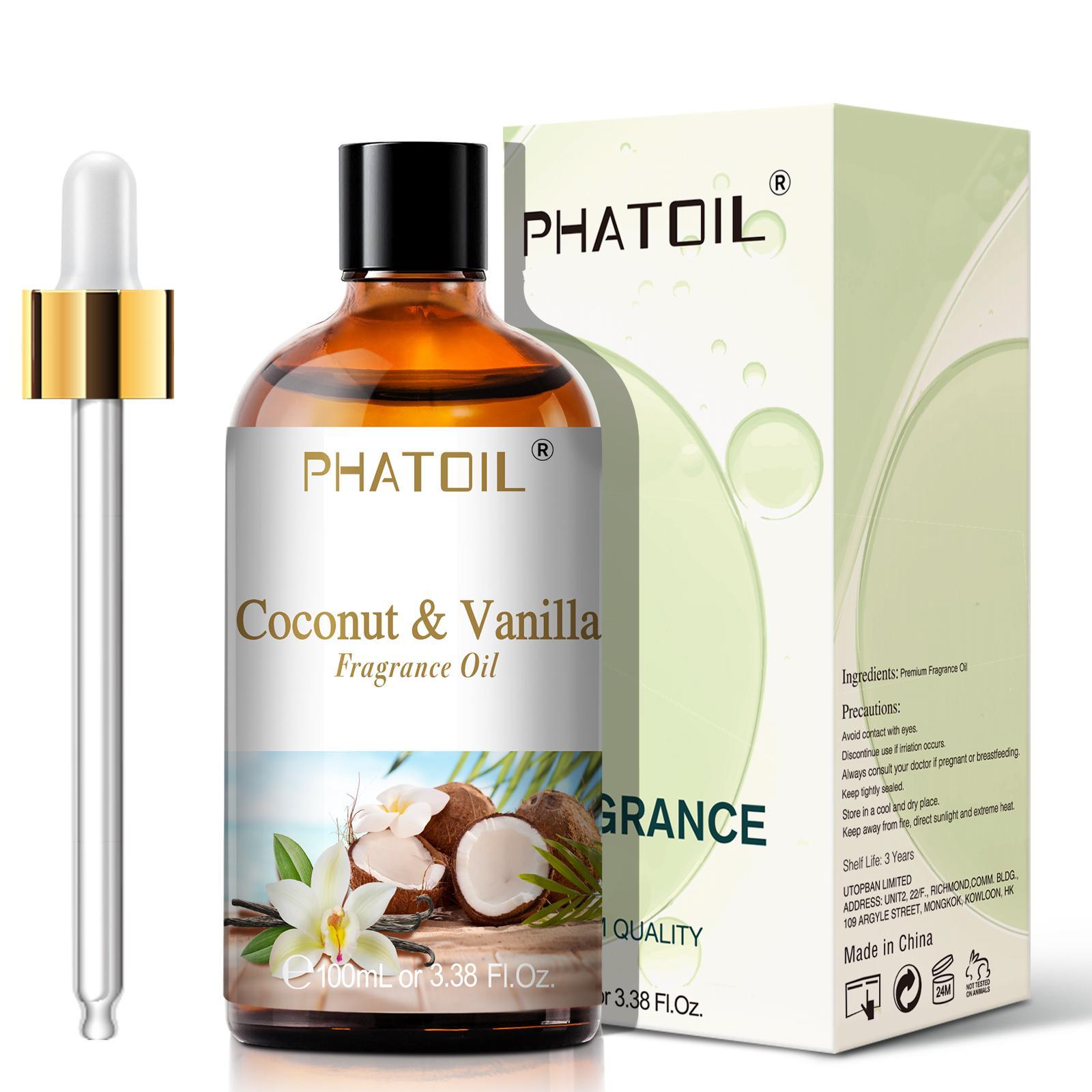 Coconut & Vanilla Essential Oil, 1 Count Pre-diluted Essential Oil for Diffuser & Humidifier, Scented Oils, Scented Home Fragrance, Fragrance Oil for Skin Care & Candles & Soaps Making, Room Scents, Healthcare, Aromatherapy Diffuser Oil