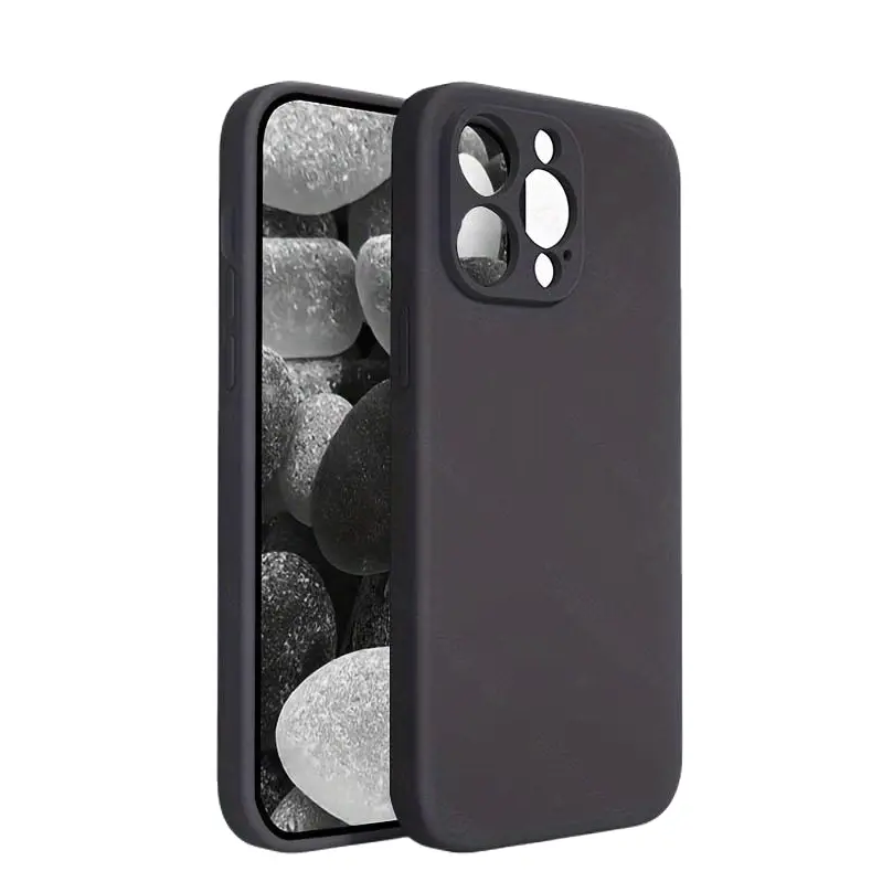 Solid Silicone All-Inclusive Protective Case with Screen Protector for iPhone 11-17 Models (17 Pro Max/17 Air/16 Pro Max/15 Plus/13/16 Plus) - Drop-Proof, Military-Grade Shockproof, Scratch-Resistant Camera Protection Mobile Phone Accessories, With Protec