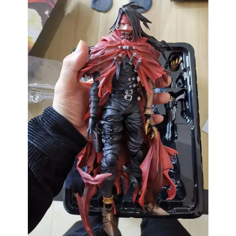 Play Arts Dirge of Cerberus Vincent Felhunter Prompto Argentum Collectable Action Figure Model Toys