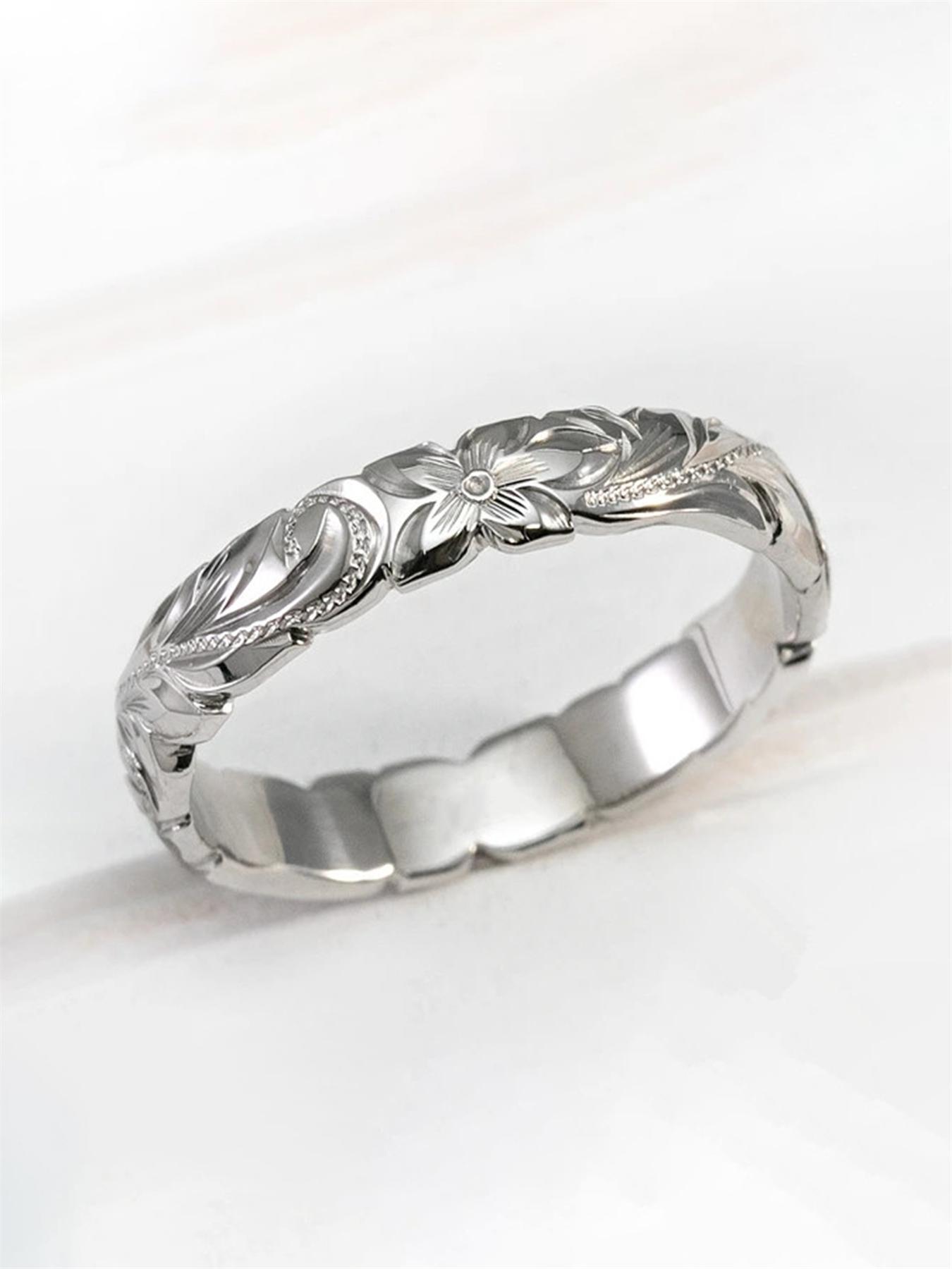 Elegant Flower Design Ring for Women, Fashion Jewelry for Party, Daily Clothing Decor, Elegant Everyday Ring, Trendy & Exquisite Wedding Engagement Anniversary Party Jewelry Gifts, Jewelry Accessories