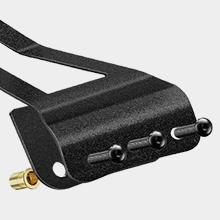 Nilight 52 Inch Curved Light Bar Bracket at Upper Windshield Roof Cab for 2007-2013 Chevy Silverado Suburban Avalanche Tahoe & GMC Yukon Sierra (Pair)