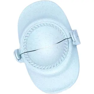 Light Blue Wheat Straw Dumpling Press Mold Household Quick Crimped Dumpling Making Tool