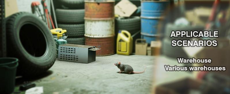 Humane Trap Live Mouse Trap Indoor Catch and Release Animal Cage Multi Large Bait Outdoor Reusable Chipmunk Mice Voles Rodent That Work (1)