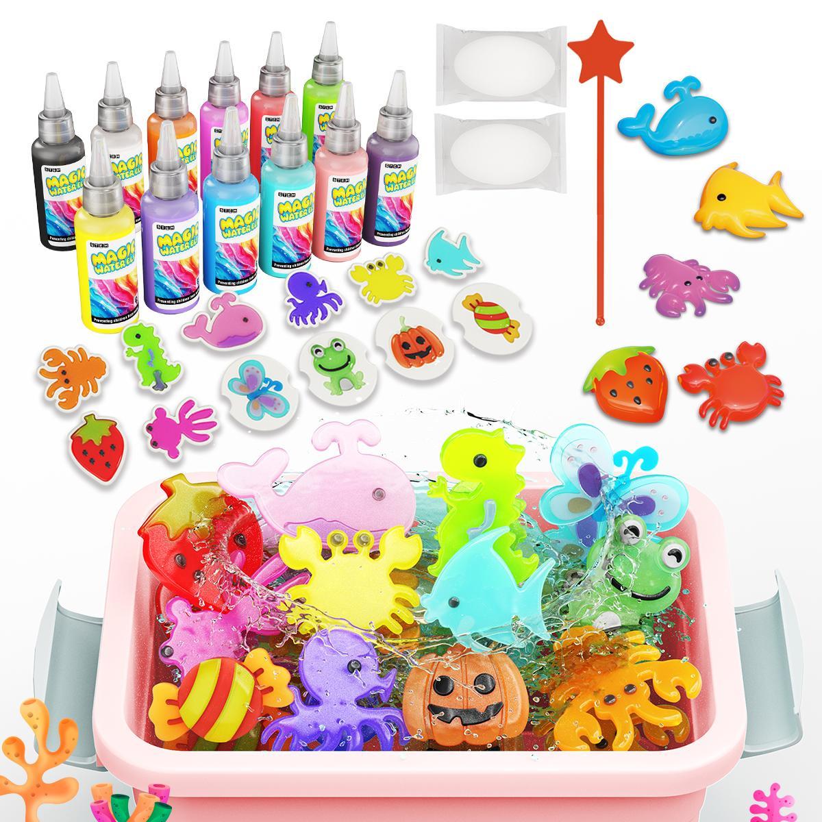 DIY 3D Water Elf Kit, Colorful DIY Water Elf Making Kit, Floating Toy, Handmade Pigment Watercolor Painting Kit, Suitable for 3+ #GLOBAL PICKS