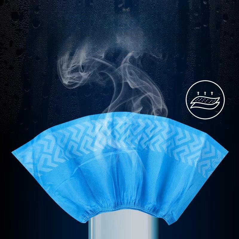 50pcs Non-Woven Shoe Covers, Breathable and Slip-Resistant, Waterproof and Dustproof, Durable Adult Size for Home Visits and Outdoor Use