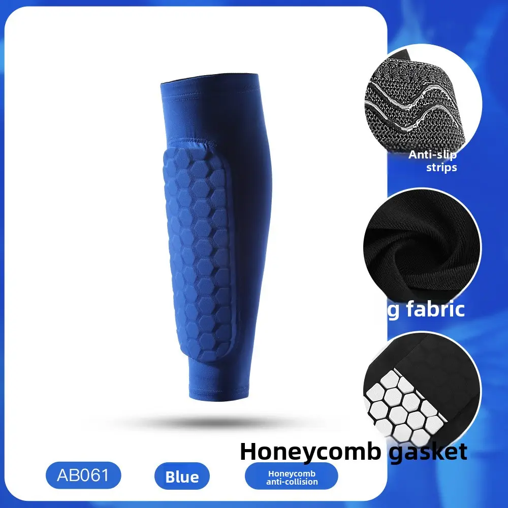 Professional Outdoor Sports Running Honeycomb Leggings Panel Calf Protection Basketball Integrated Mountaineering Cycling Anti-Collision
