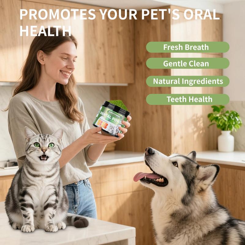 Cross-border Yegbong Dog Teeth Cleaning Powder 150g Other Country Gentle Cleaning Removes Plaque Tartar Fresh Breath Promotes
