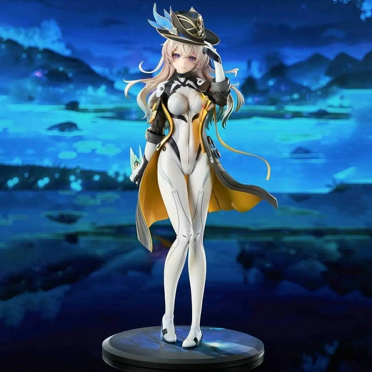 Driving Suit Flowing Anime Game Figurine Gk Handmade Model, Trendy Desktop Car Box Sculpture Gift, Collectible Decoration
