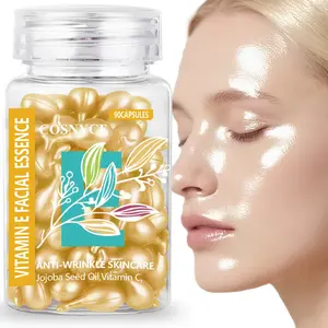 Essence Capsules for Men and Women, 44g New Design Jar, Contains Vitamin C and More, Deep Moisturizing, Ideal for All Skin Types