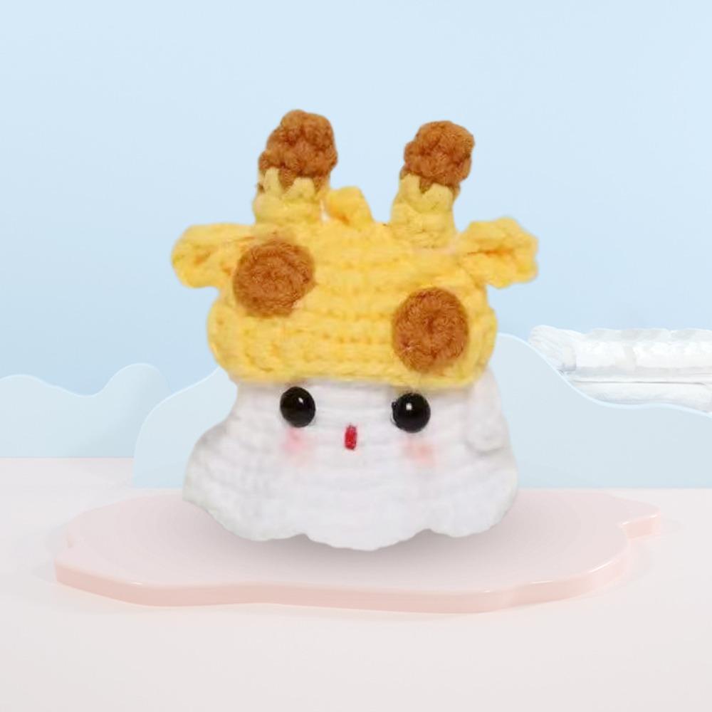 Handwoven Cute Ghost Keychain, Couple & Best Friend Gift, Bag Car Pendant Charm