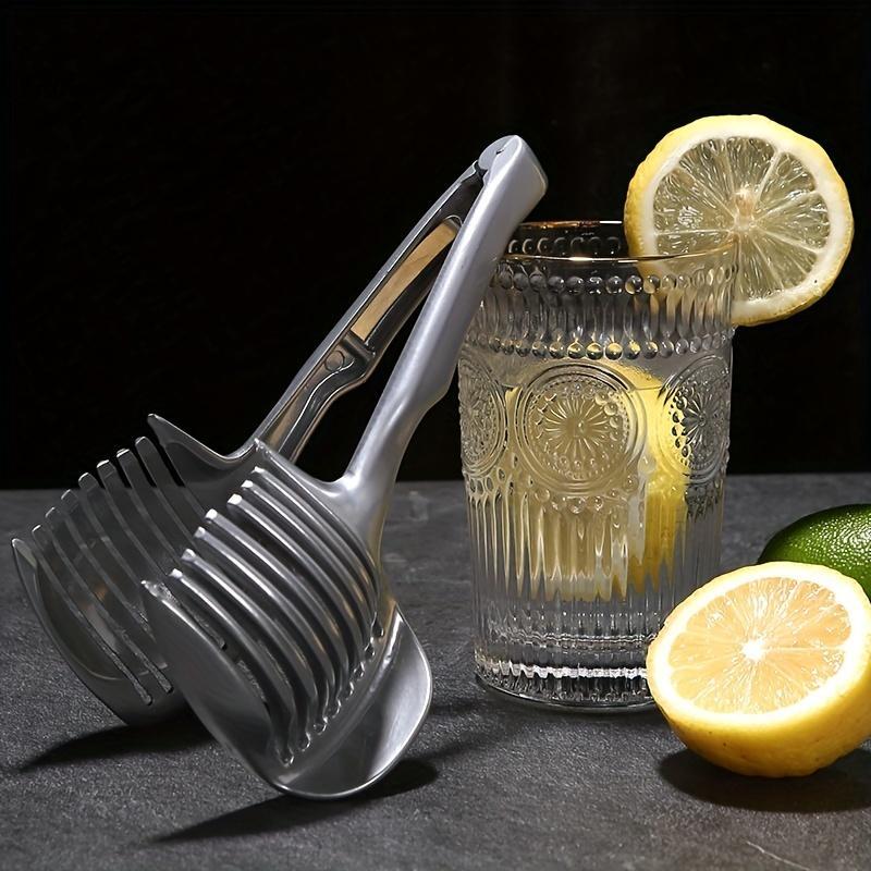 Versatile Lemon Slicer, Fruit & Tomato Cutter, Essential Household Kitchen Tool, Easy-To-Use Potato Cutter, Perfect Kitchen Accessory