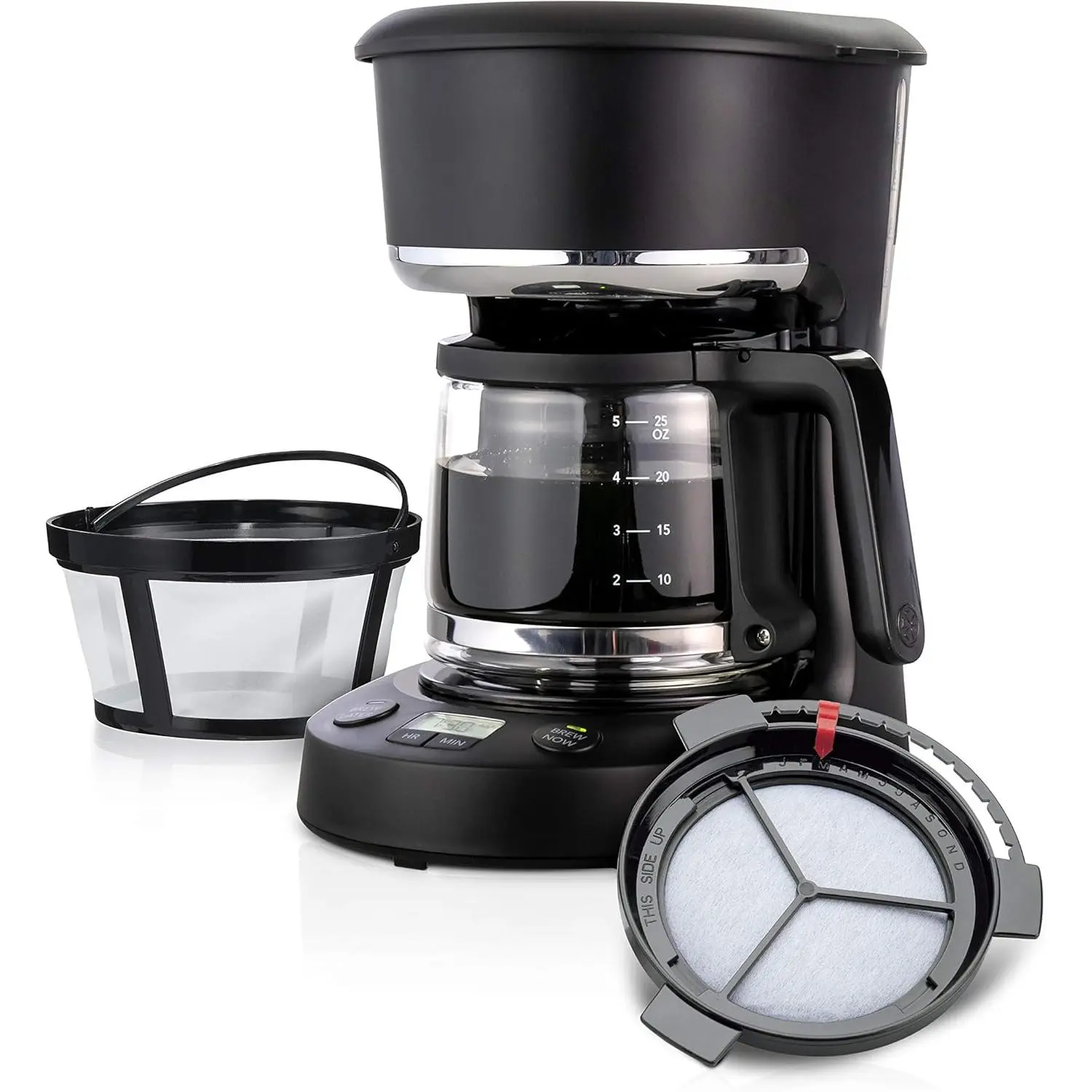 5-Cup Mini Brew Switch Coffee Maker, Black