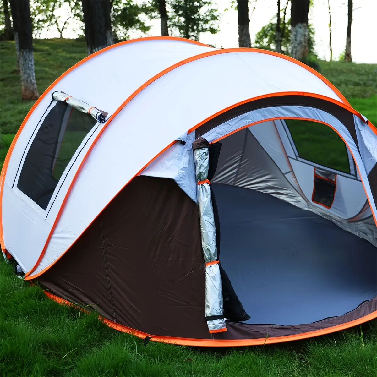 Outdoor Instant Tent, 2-3-4 Person Automatic Pop-Up Tent - Anti-Outdoor Camping Pavilion, Quick Setup, Convenient Pitching, Durable Structure, Outdoor Camping Tent