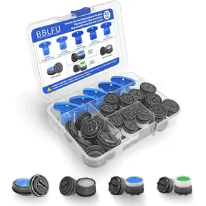 36Pcs Faucet Aerator Kit with 5 Sizes Aerator Key Removal Tools Replacement Sink Tap Flow Restrictor Inserts for Bathroom and Kitchen M16.5 M18.5 M21.5 M24 mm