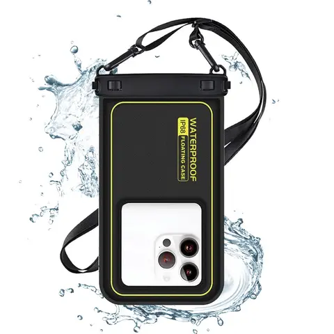 Waterproof Phone Bag, IPX8 Floating Waterproof Phone Case, Dry Bag for iPhone 16 15 14 13 12 11 Pro Max XR XS SE 2022, Samsung S24 S23 S22 Ultra S21 FE, Aquatic Adventures Beach Swimming, Swimming Accessories