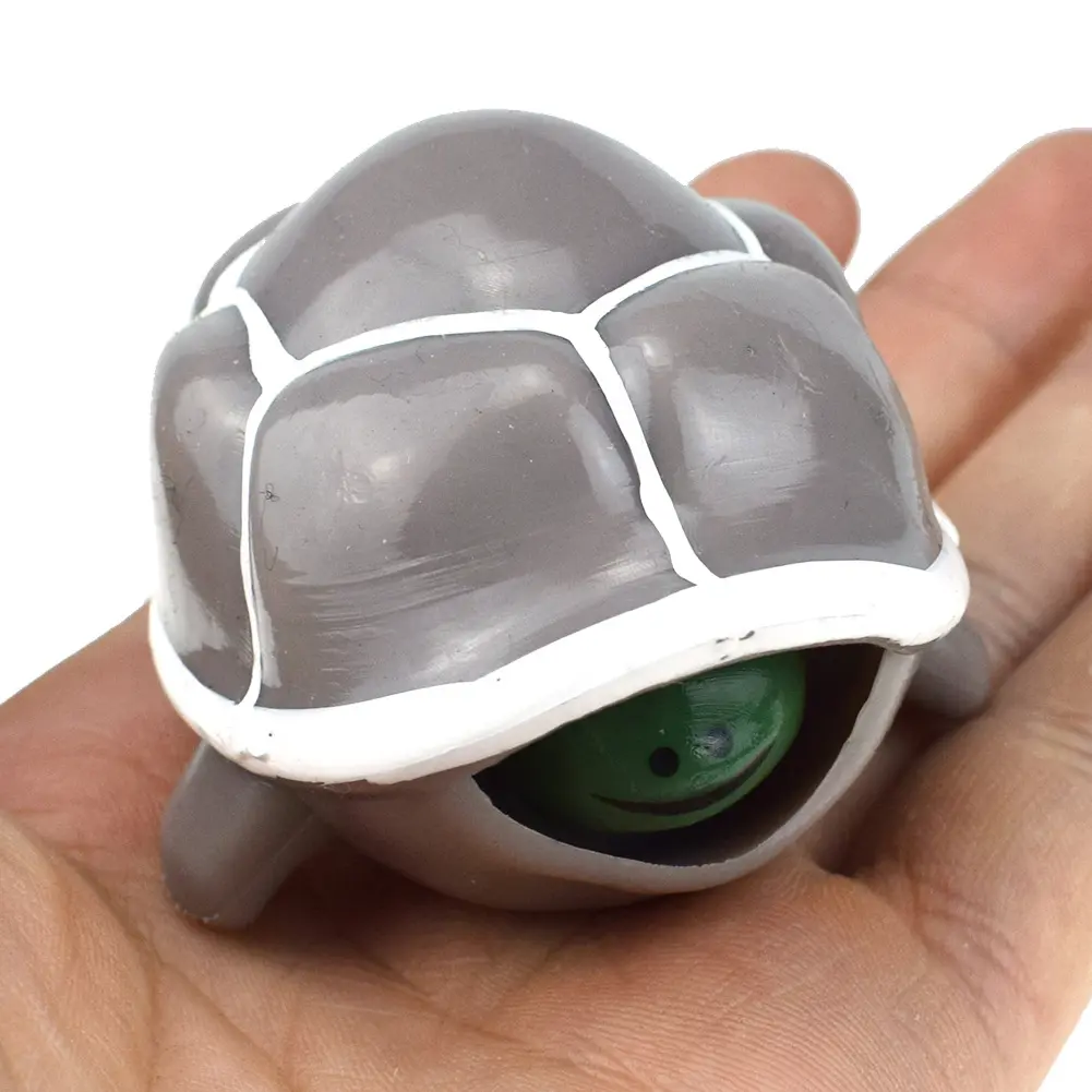 Funny Telescopic Head Turtle Fidget Keychain, Portable Mini Squeeze Stress Relief Toy, Small Decompression Accessory for Student Classroom, Office Daily Use for Teens and Adults