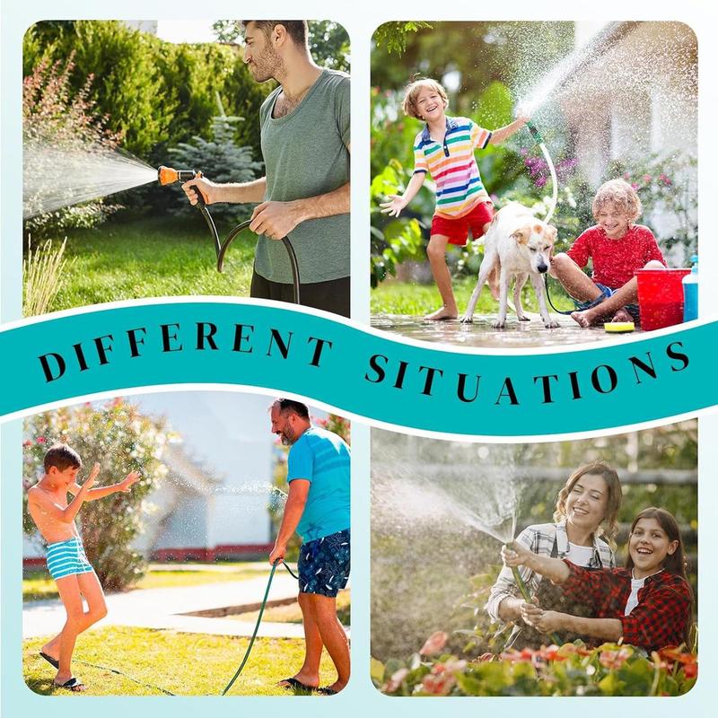 Garden Hose Quick Connector, 3/4 Inch Male and Female Garden Hose Fitting Quick Connector Rubber Washers Leak Proof Durable Aluminum, 6 Set