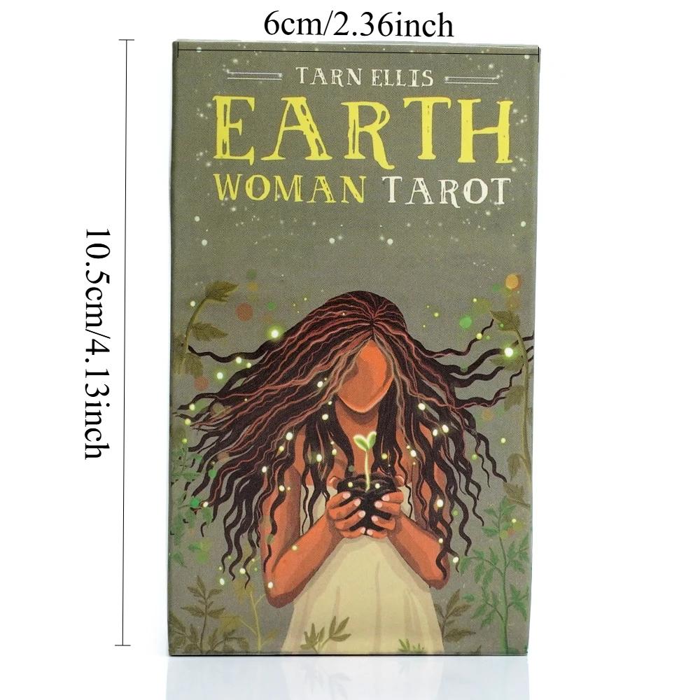 Ellis Earth Women Tarot Cards Deck, 78 Cards with Mystical Artwork, Moon & Star Designs, Durable Paper, Ideal for Spiritual Guidance, Tarot Card Decks