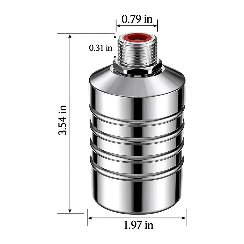 Automatic Water Level Control Float Valve, Top Inlet Water Shut Off Valve, Auto Stop Water Filling for Water Tank, Water Tower, Pool