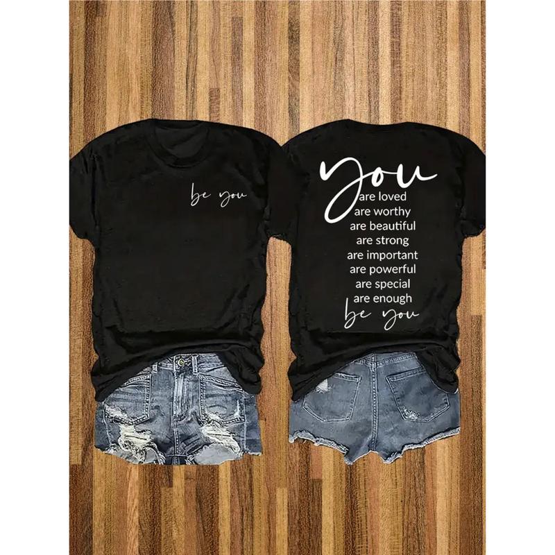 Men's Soft Cotton Short-Sleeve Tee - Menswear Tshirt, Printed Letter Pattern, Round Neck, Foldable, Binge-Watch Cozy, Casual Chic, Spring-Summer Casual Statement Top