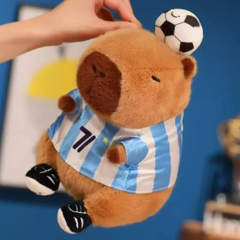 New Sports Capybara Plush Toy, Cute Football Water Buffalo Basketball Dolphin Doll, Gift, Birthday Festival Present, Best Choice