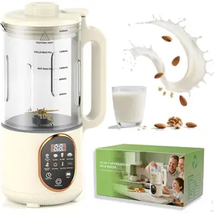 10-in-1 Automatic Nut Milk Maker Machine, 60oz Large Capacity with 48 Titanium  & Self-Cleaning. for Homemade Almond, Soy, Oat Milk, Milkshake (Cream)