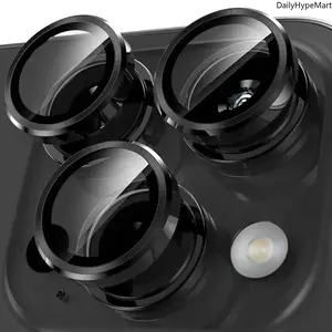 Full-Coverage Tempered Glass Camera Lens Protector for iPhone Series, Smartphone-Cellphone Accessories with Easy Installation & Enhanced Protection