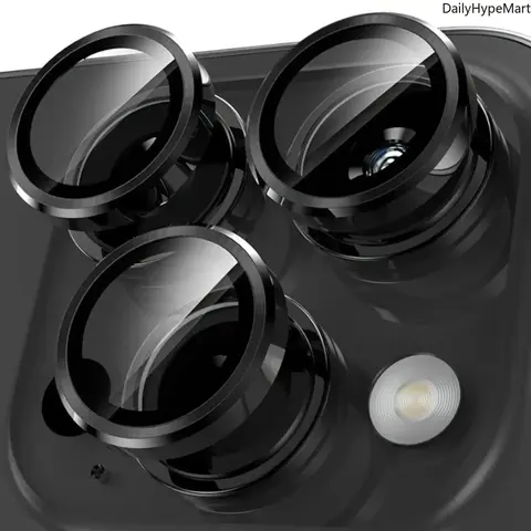 Durable Full-Coverage Tempered Glass Camera Lens Protector for iPhone Series - Bubble-Free Fit, Easy-Installation Cellphone Accessory, Scratch-Safe Glass, Phone Accessories for Daily Use