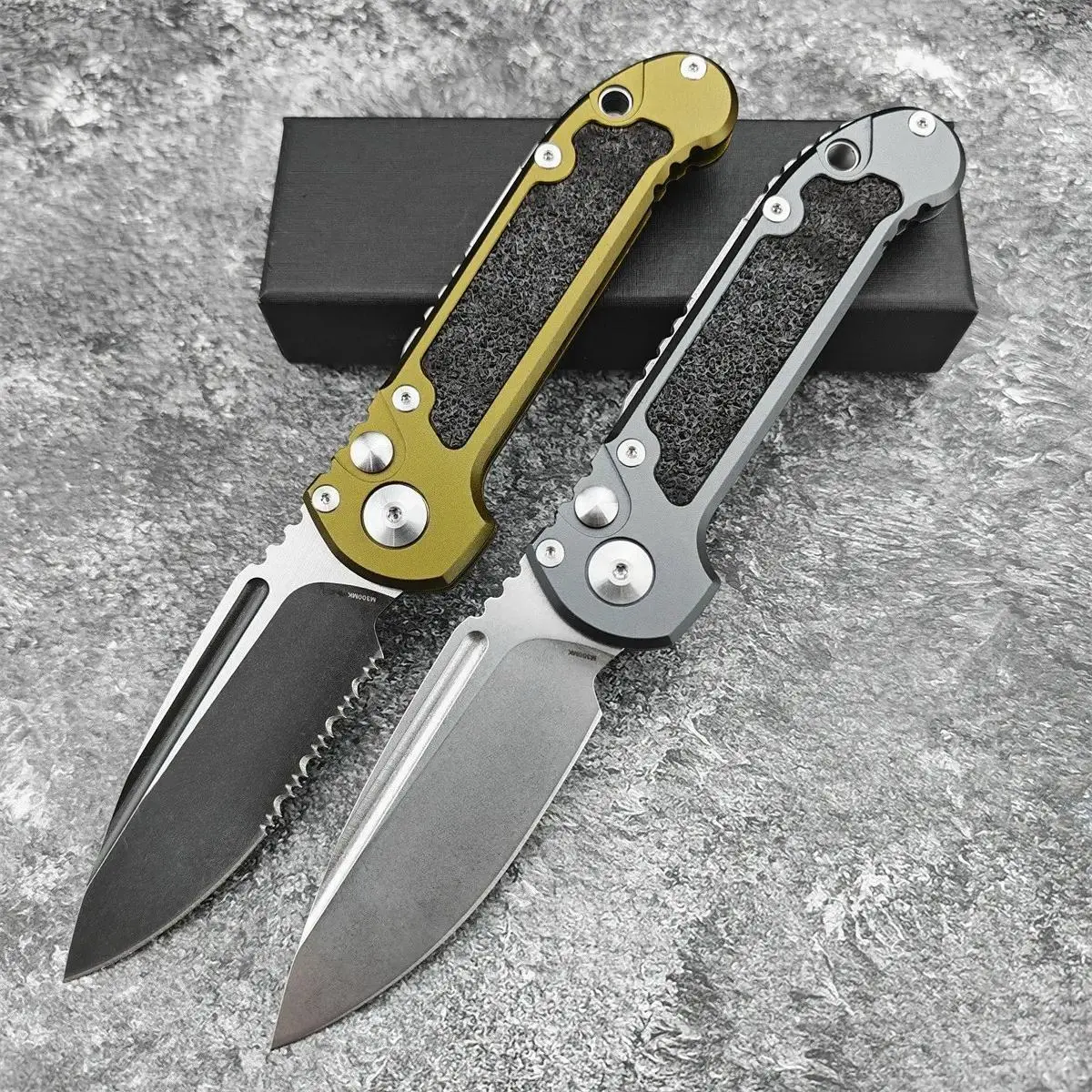 MICR Gen III Portable  Multifunctional , Made with Durable D2 Steel, Anti-slip Sturdy Aluminum Handle, One-hand Operated with Pocket Clip, Versatile Gear for Camping and Daily Carry, Ideal Birthday Gift sharp edc folding knife non-slip kitchen Outdoor