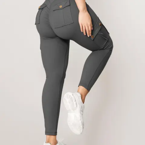Women's Solid High Waisted Leggings, Casual Comfy Breathable Skinny Pants for Yoga Gym Workout Running, Ladies Yoga Leggings for Fall & Winter, Winter Clothes Women, Gym Clothes Women, Shaping Leggings