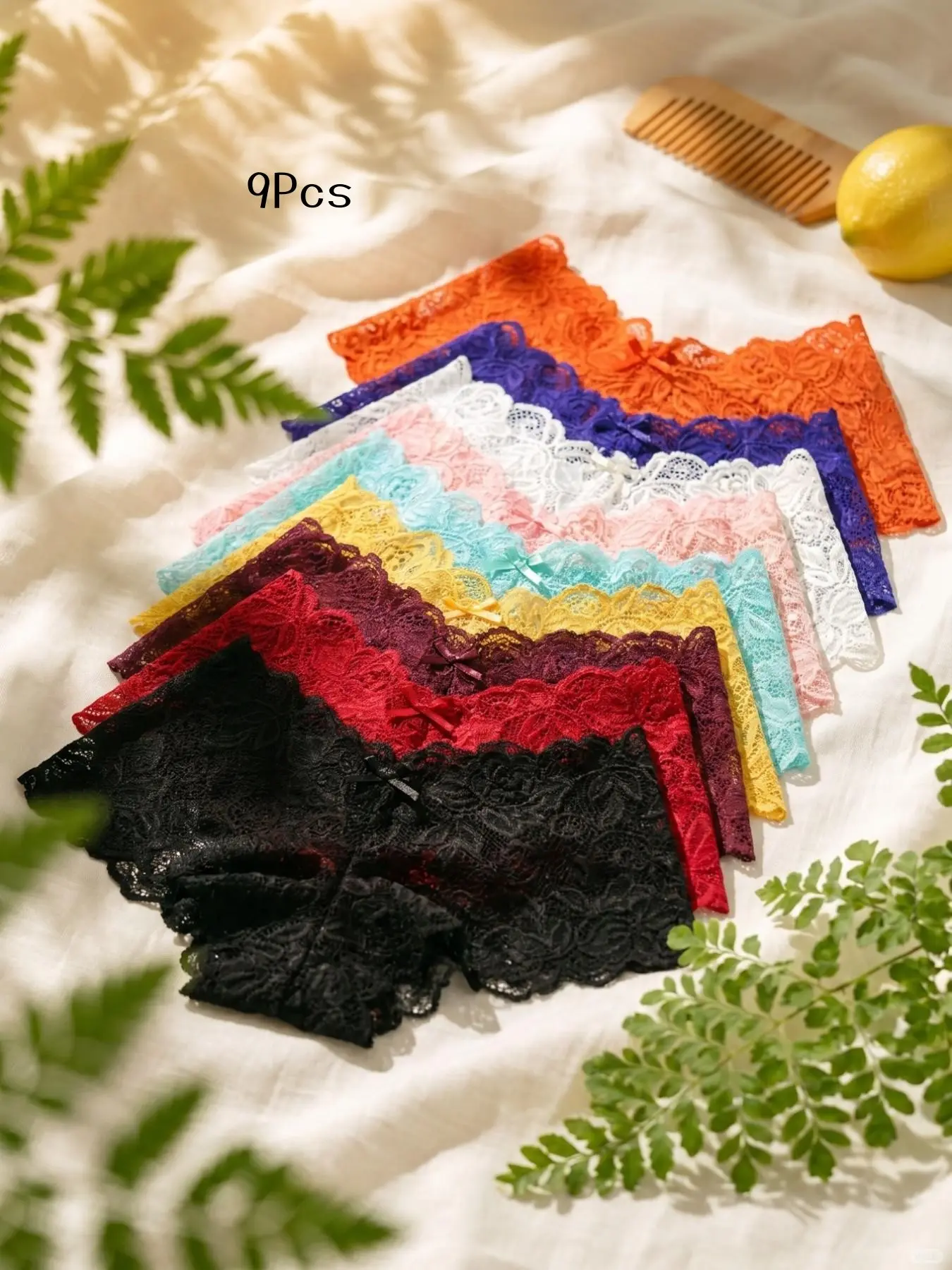 14 Pcs Multi-Color Breathable Lace Women's Underwear, Seamless Sportswear, Gift for Dates, Versatile One-Piece Panties, Breathable Comfy Panties, Breathable Knickers