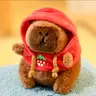 Adorable Capybara Plush Toy with Hoodie Design, Soft Stuffed Animal, Cute Stuffed Animal, Soft Huggable, Soft Cuddly Gift, Soft Durable Pet Companion for Dogs & Cats, Decorative Accessory for Home, Capybara Stuffed Animals