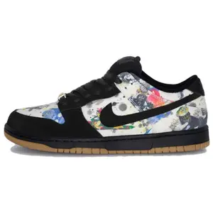 Nike Dunk SB Rammellzee Collaboration Low-Top Skate Shoes for Men and Women – Retro Streetwear Style Verifiable, with credentials and supporting global authentication