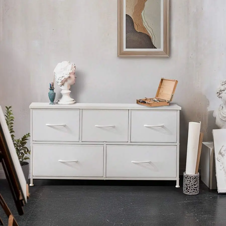 3 Sizes Dresser For Bedroom, Storage Drawers, Tall Large Fabric Storage Tower Organizer,Organization And Storage Clothes Organizer , Chest Of Drawers With Metal Frame Wooden Top For Nursery, Closet, Living Room, ,chabuildreark,farmhouse,c,,bathroom,mirror