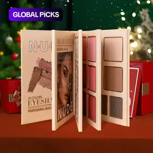 43 Color Multi-functional Face Makeup Palette, 4-layer Eyeshadow Book, Matte & Glitter Makeup Palette, Blush Contour Highlight in One, Makeup Kit Set for Women