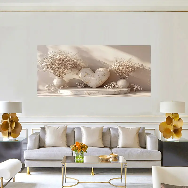 1 piece, painting, canvas printing, minimalist plant poster, plants, board planting, wheat, home decoration, mural, frameless, gift
