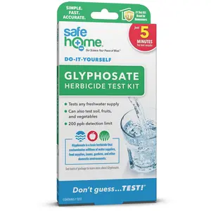 DIY Glyphosate Test Kit - Detect Toxic Herbicide in, Soil, Fruits, Vegetables, and More - 5 Minute Test to 200 PPB - (1 Pack)