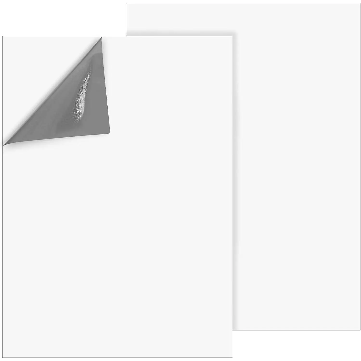2 count Dry Erase Board Sticker 8.3'' x 11.7'' Whiteboard Sticker Self-Stick Dry Erase Sheets Wallpaper Peel Stick  Stain Proof Dry Erase Stickers for Wall Desk Refrigerator Door Locker