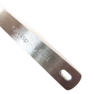 1PCS 1/3 Teaspoon(1/3tsp, 1/10tbsp, 1.5ml) Single Tiny Square Bowl Measuring Spoon, Small Individual Stainless Steel Measure Spoons Only