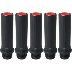 Air Compressor  Valve  5 count 15.5mm / 0.6Inch Black Plastic Air Compressor Breather Rod, Engineering  Nozzle Valve Vent Cap, Air Compressor Pump Accessories