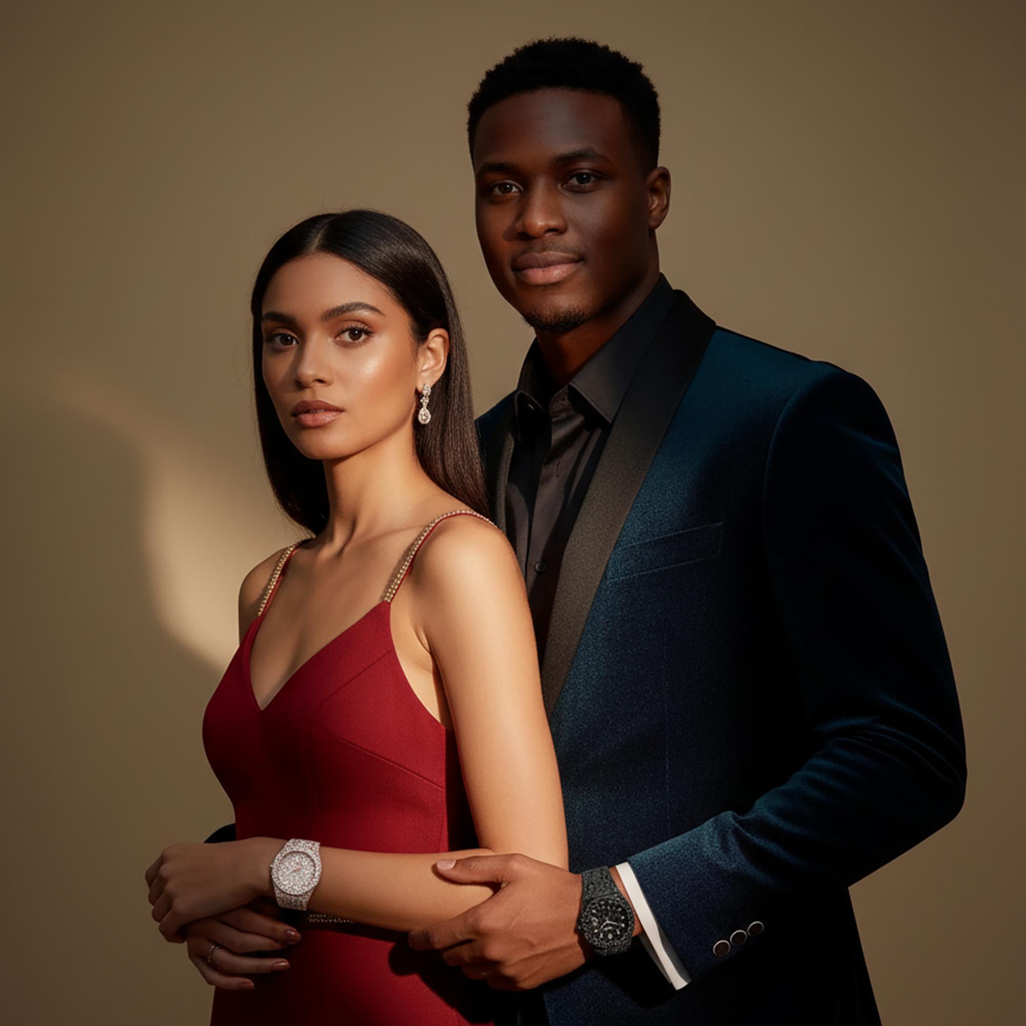 Iced Out Full Pave Round Dial Watch for Men & Women! Features sparkling simulated diamonds all over, a classic round face, and everyday water resistance. Comes in 5 stunning colors! Perfect as an anniversary gift, Valentine's present.