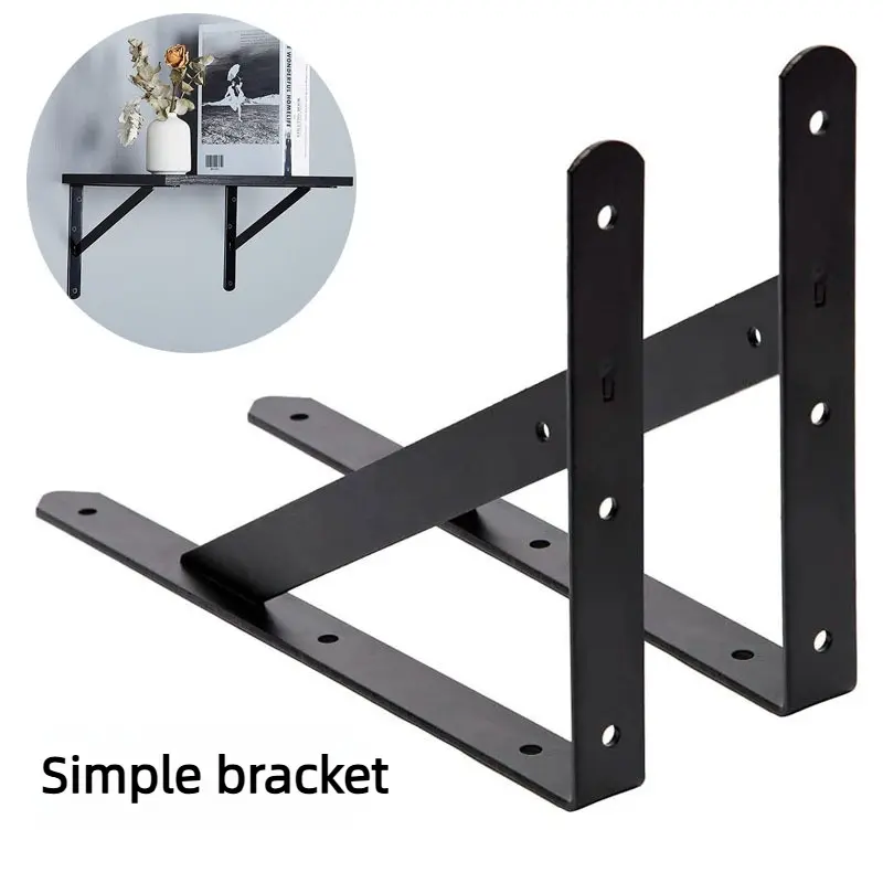 Say goodbye to wobbly shelves!  These one-piece brackets are incredibly sturdy and come with a level. A must-have for your DIY home projects