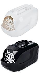 Metal Portable Multifunctional Bubble Making Machine, Professional Automatic Bubble Maker with High Output for Outdoor/Indoor Use, Wireless Remote Control (Black)