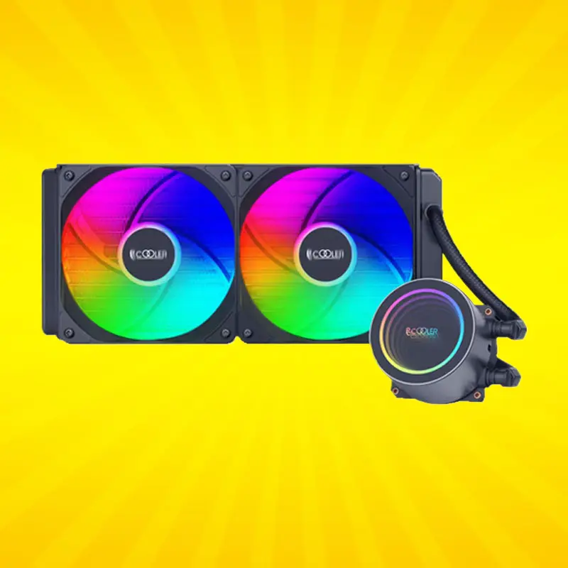 240 ARGB All In One Water Cooler Silent Colorful PC CPU Cooler Case Cooling Fan